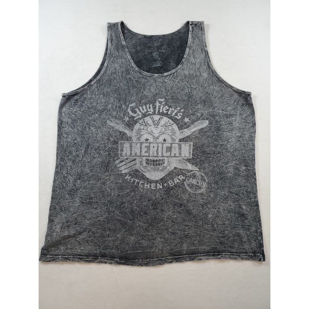 Guy Fieri Sleeveless Tank T-Shirt Men’s XLarge Gray